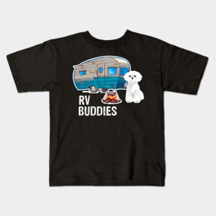 Westie Dog Rv Buddies Pet Lovers Funny Camping Camper Kids T-Shirt